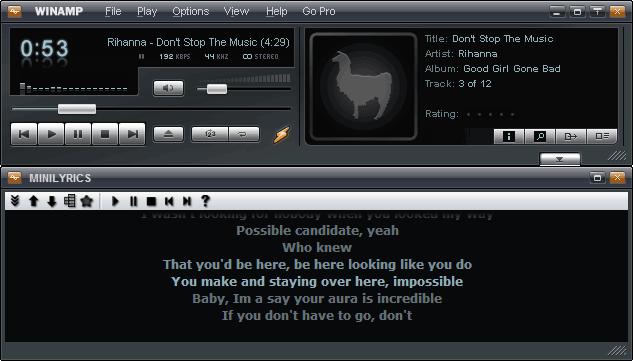 Winamp-MiniLyrics