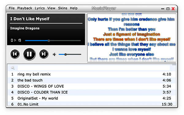 MusicPlayer screenshot